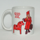 Coffee Mug - God Jul Apple Girl & Horse